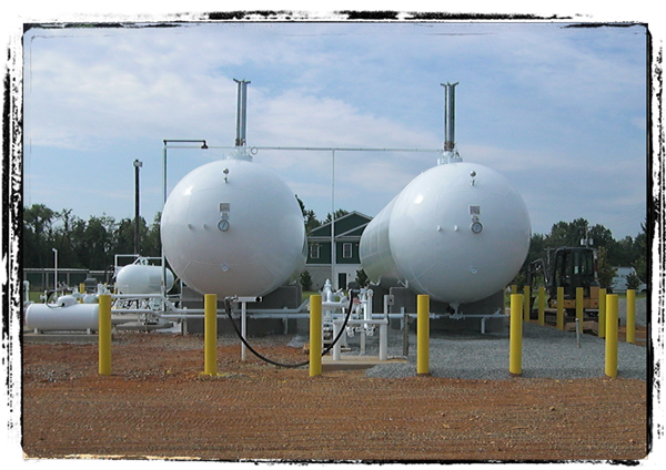 Image: Tank installation and grading.